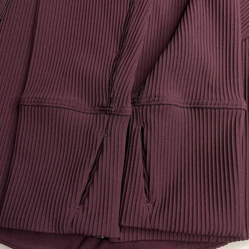 Athleta Salutation Ribbed Jacket womens size M Slate - Picture 13 of 14